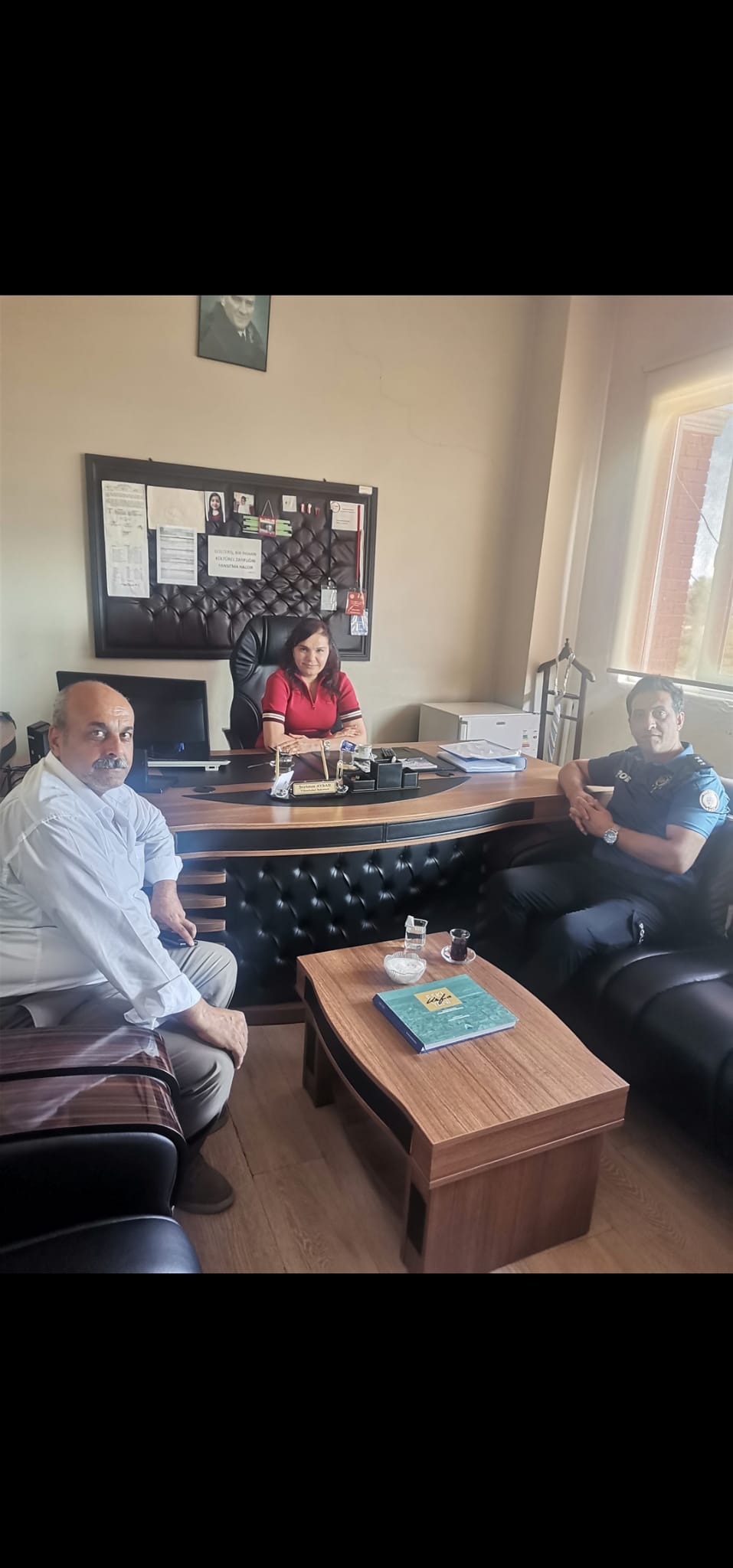 İlçe Emniyet Müdürümüz Sayın Sezer KURTKAN Meslek Yüksekokulumuzu ziyaret ettiler.